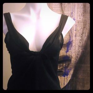 Gucci black satin top 👄